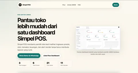 Simpel POS Landing